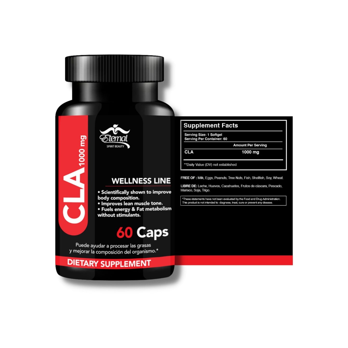 Eternal Spirit Beauty CLA – Natural Weight Management & Metabolic Support