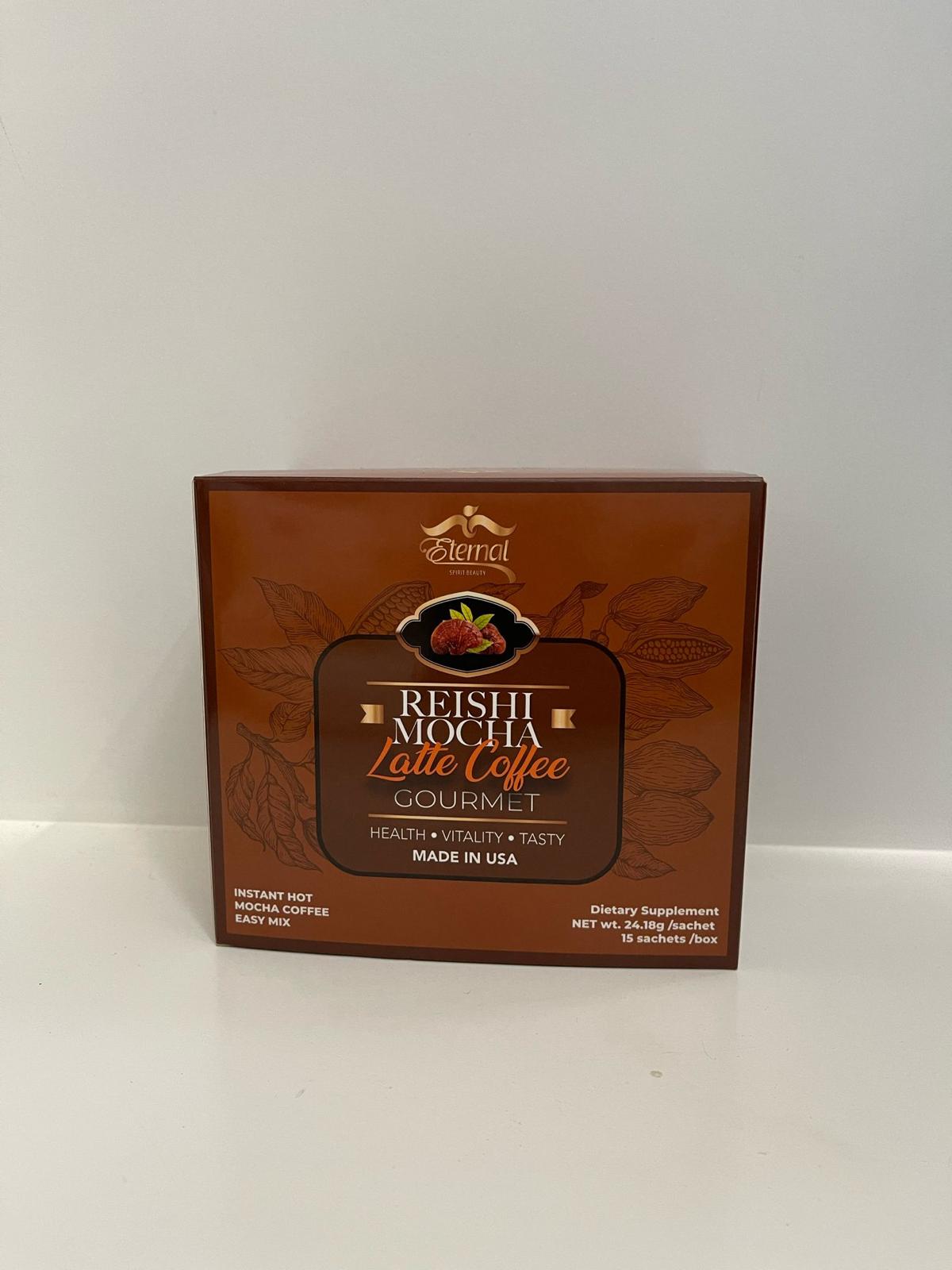 Mocha Latte with Reishi Ganoderma