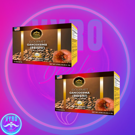 Pack of Two- 4 in 1 Latte Coffee with Reishi Ganoderma